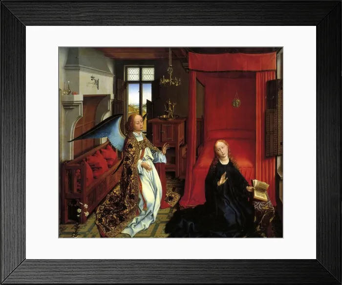 Framed Print : Rogier Van Der Weyden - the Annunciation Framed Print : Rogier Van Der Weyden - the Annunciation