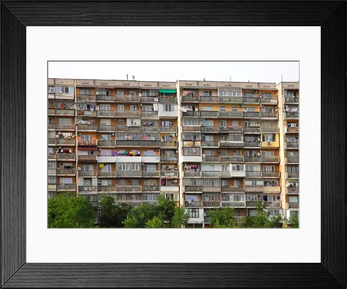 Framed Print : high-rise building, Bulgaria, Varna