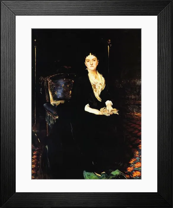Framed Print : John Singer Sargent - Mrs William Henry Vanderbilt 1888 Framed Print : John Singer Sargent - Mrs William Henry Vanderbilt 1888