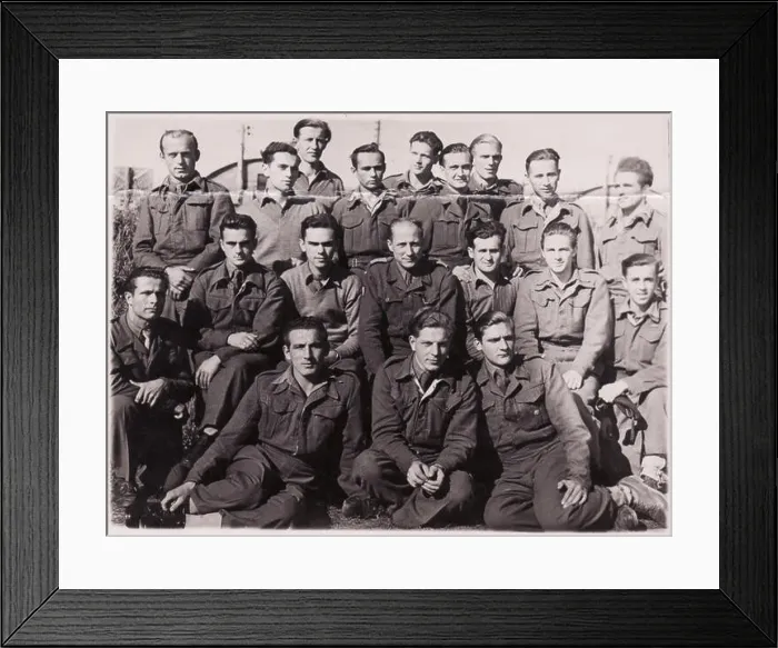 Framed Print : Polish II Corps (74a) - 1947 - Fowlmere Framed Print : Polish II Corps (74a) - 1947 - Fowlmere