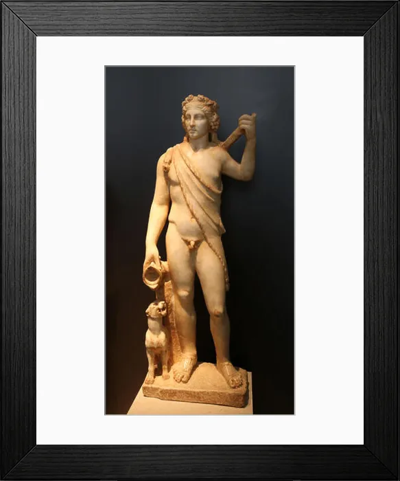 Framed Print : Bacchus. Marble. 2nd century. Aldaya (Valencia). National Archaeological Museum, Madrid. Spain Framed Print : Bacchus. Marble. 2nd century. Aldaya (Valencia). National Archaeological Museum, Madrid. Spain