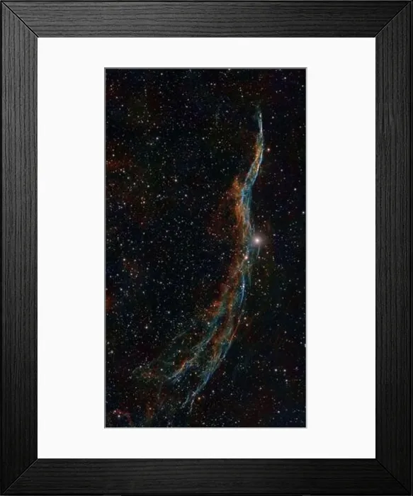 Framed Print : NGC 6960 West Veil Nebula Framed Print : NGC 6960 West Veil Nebula