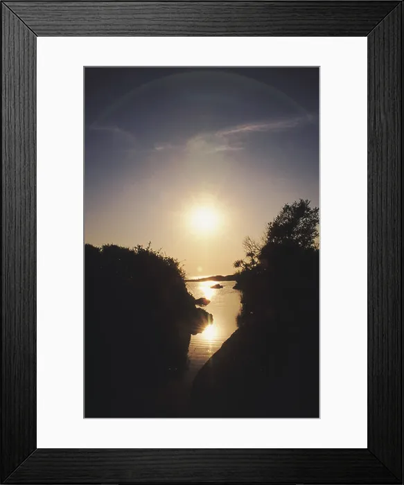 Framed Print : Sunset at Keri beach. Goa, India Framed Print : Sunset at Keri beach. Goa, India