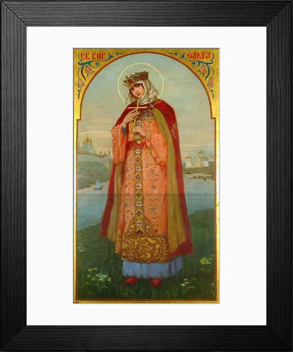Framed Print : This portrait, created by the Russian artist Mikhail Nesterov Framed Print : This portrait, created by the Russian artist Mikhail Nesterov