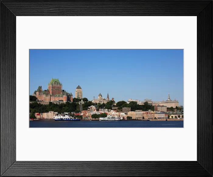 Framed Print : Canada Québec Quebec City skyline general panoramic view Framed Print : Canada Québec Quebec City skyline general panoramic view