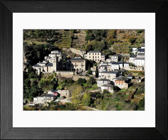 Framed Print : Overlook of As Ermidas, O Bolo, Ourense, Spain Framed Print : Overlook of As Ermidas, O Bolo, Ourense, Spain