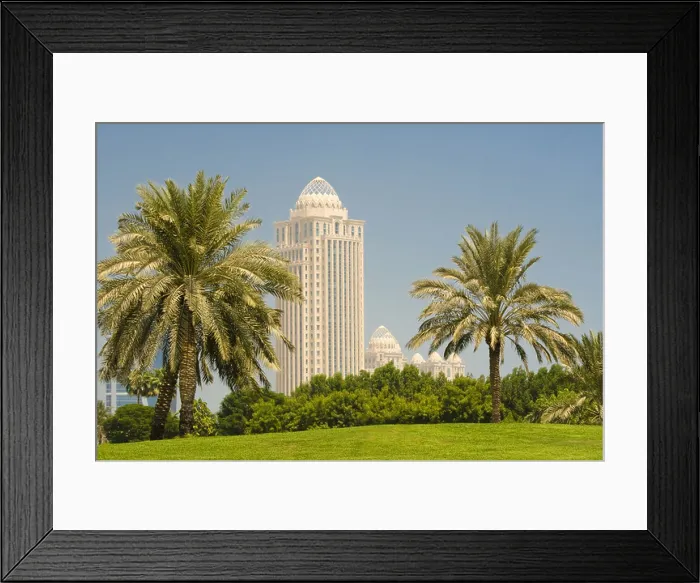 Framed Print : Four Seasons Hotel Doha Qatar Middle East Asia palm tree Framed Print : Four Seasons Hotel Doha Qatar Middle East Asia palm tree