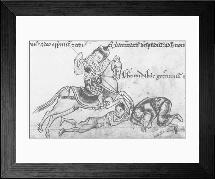 Framed Print : The Chronica Majora is a medieval chronicle by Matthew Paris Framed Print : The Chronica Majora is a medieval chronicle by Matthew Paris