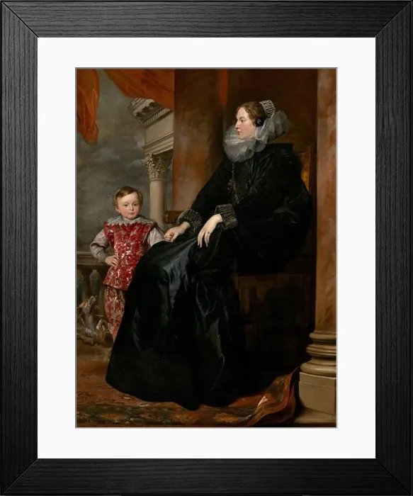 Framed Print : Sir Anthony van Dyck, (artist) Framed Print : Sir Anthony van Dyck, (artist)