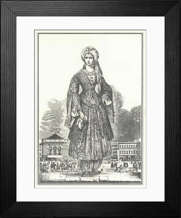 Framed Print : Haydée is a character and the protagonist of Alexandre Dumas's 1844 adventure novel The Count of Monte Cristo Framed Print : Haydée is a character and the protagonist of Alexandre Dumas's 1844 adventure novel The Count of Monte Cristo