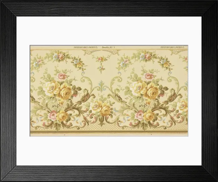 Framed Print : Frieze, Imperial Wallcoverings Inc Framed Print : Frieze, Imperial Wallcoverings Inc