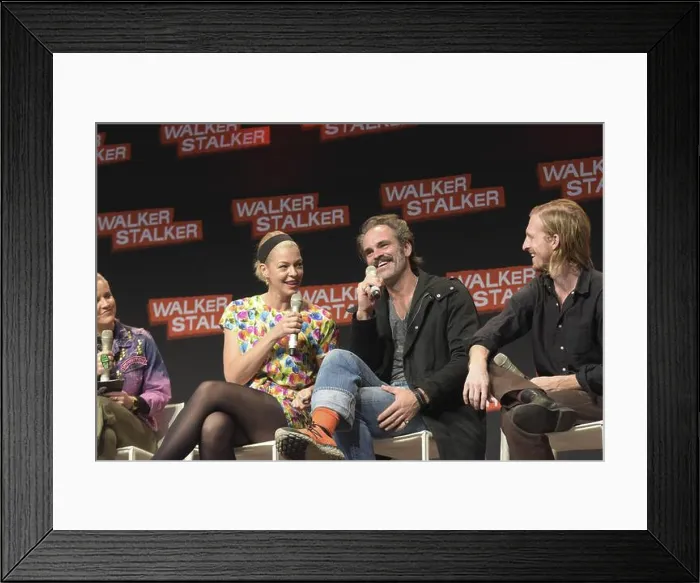 Framed Print : MANNHEIM, GERMANY, MARCH 17: (L to R) Presenter Actors Pollyanna McIntosh Framed Print : MANNHEIM, GERMANY, MARCH 17: (L to R) Presenter Actors Pollyanna McIntosh