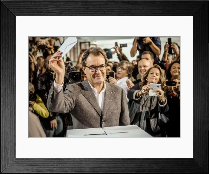 Framed Print : Barcelona, Spain. November 09th