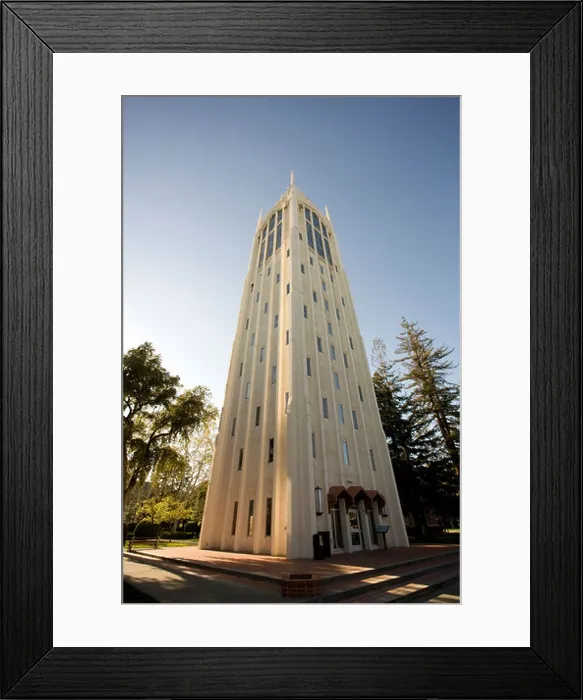 Framed Print : Stockton University College UOP University of the Pacific Burns Tower Framed Print : Stockton University College UOP University of the Pacific Burns Tower