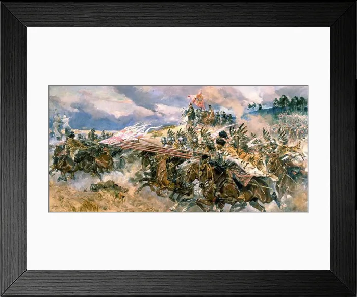 Framed Print : Wojciech Kossak's 1925 painting depicts the Battle of Kircholm (1605) Framed Print : Wojciech Kossak's 1925 painting depicts the Battle of Kircholm (1605)