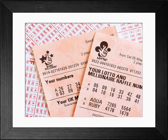 Framed Print : National Lottery Ticket, UK Framed Print : National Lottery Ticket, UK