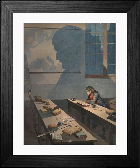 Framed Print : Napoléon à Brienne by Jacques Marie Gaston Onfroy de Bréville (1910) Framed Print : Napoléon à Brienne by Jacques Marie Gaston Onfroy de Bréville (1910)