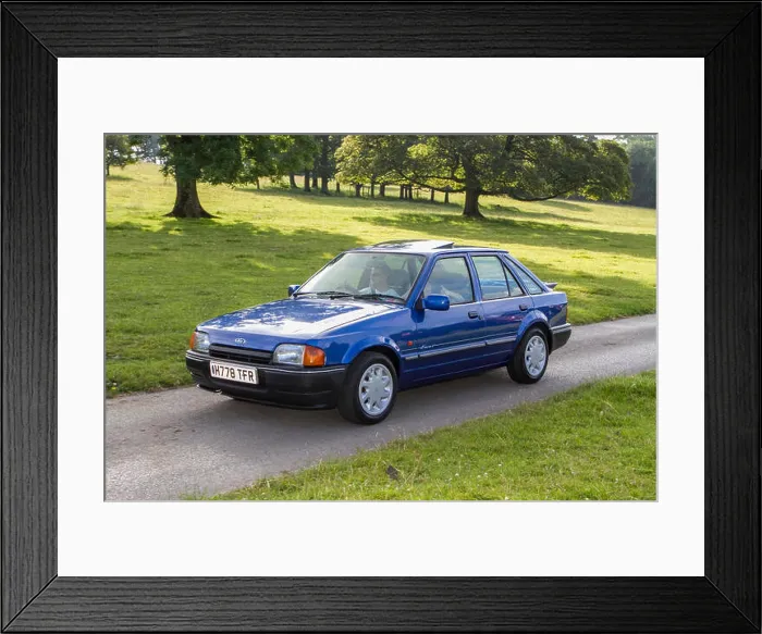 Framed Print : Ford Escort Eclipse Motoring classics Framed Print : Ford Escort Eclipse Motoring classics