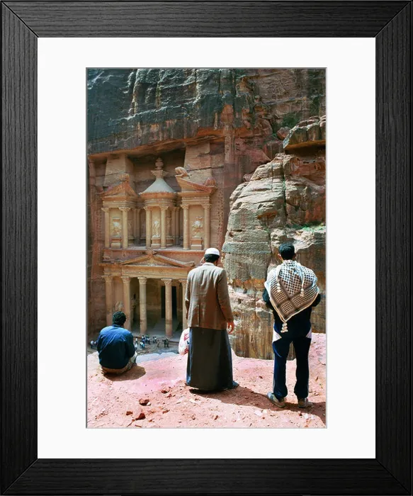 Framed Print : The carved into the rock city of al-Bitra, Jordan Framed Print : The carved into the rock city of al-Bitra, Jordan