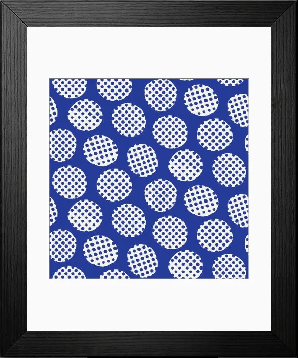 Framed Print : Seamless pattern. Hand drawn imperfect polka dot spot shape background Framed Print : Seamless pattern. Hand drawn imperfect polka dot spot shape background