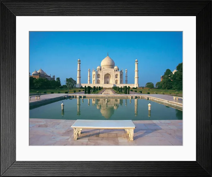 Framed Print : Taj mahal, agra, delhi, india, asia Framed Print : Taj mahal, agra, delhi, india, asia
