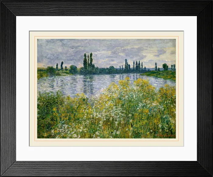 Framed Print : Claude Monet, Banks of the Seine, Vétheuil, French, 1840-1926, 1880, oil on canvas Framed Print : Claude Monet, Banks of the Seine, Vétheuil, French, 1840-1926, 1880, oil on canvas