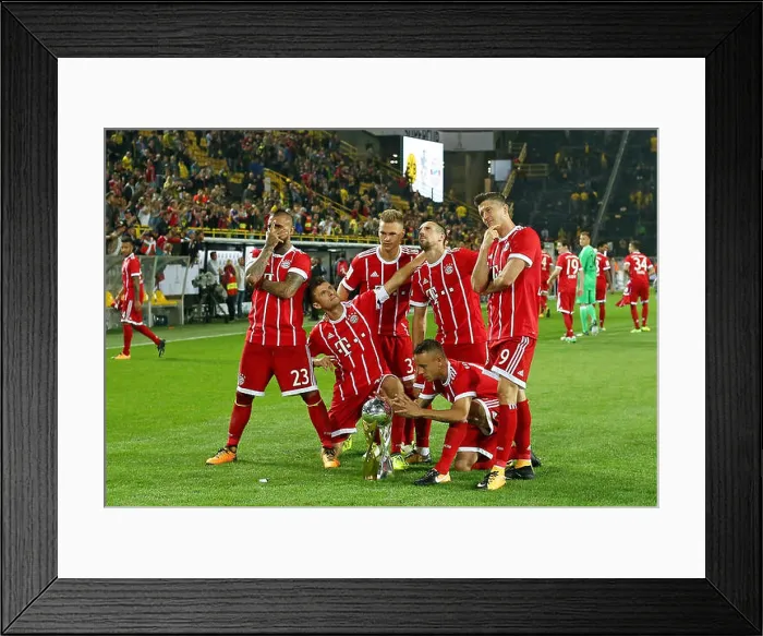 Framed Print : 05.08.2017, DFL Supercup 2017, Borussia Dortmund - FC Bayern München Framed Print : 05.08.2017, DFL Supercup 2017, Borussia Dortmund - FC Bayern München