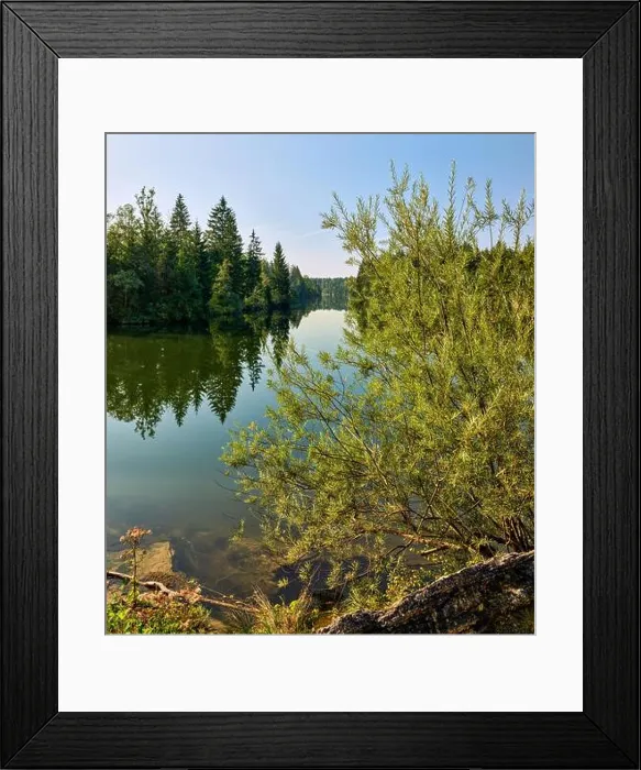 Framed Print : River, flowing water, bank, embankment Framed Print : River, flowing water, bank, embankment