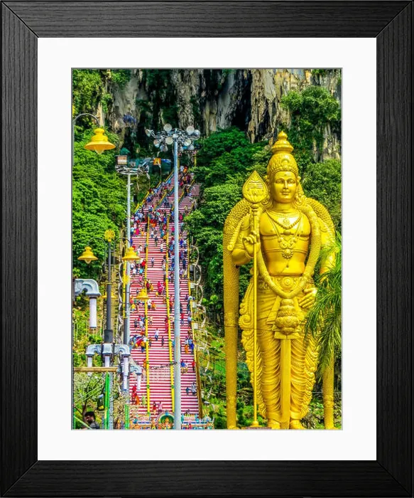 Framed Print : Lord Murugan Statue, Batu Caves, Malaysia Framed Print : Lord Murugan Statue, Batu Caves, Malaysia
