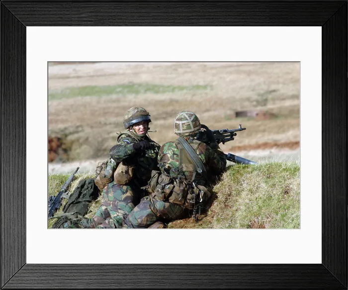 Framed Print : The GPMG (General Purpose Machine Gun) when used in the SF (Sustained Fire) role Framed Print : The GPMG (General Purpose Machine Gun) when used in the SF (Sustained Fire) role