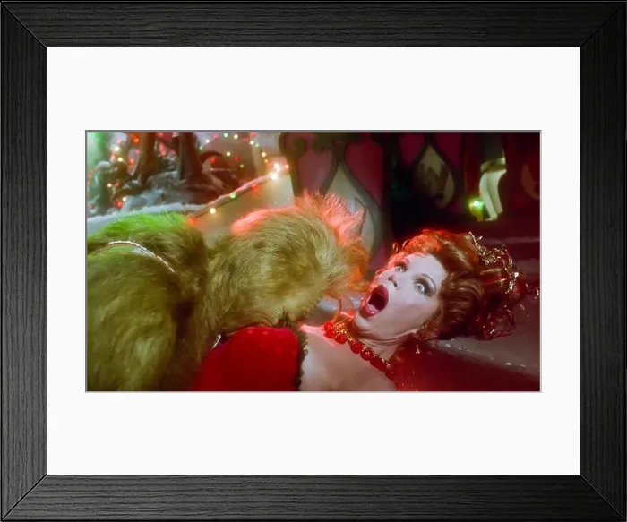 Framed Print : USA. Christine Baranski and Jim Carrey in ©Universal Pictures film: How the Grinch Stole Christmas (2000) Framed Print : USA. Christine Baranski and Jim Carrey in ©Universal Pictures film: How the Grinch Stole Christmas (2000)