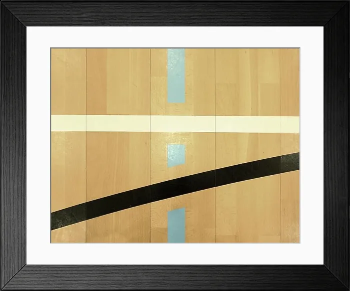 Framed Print : Black dotted lines in hall playground Framed Print : Black dotted lines in hall playground