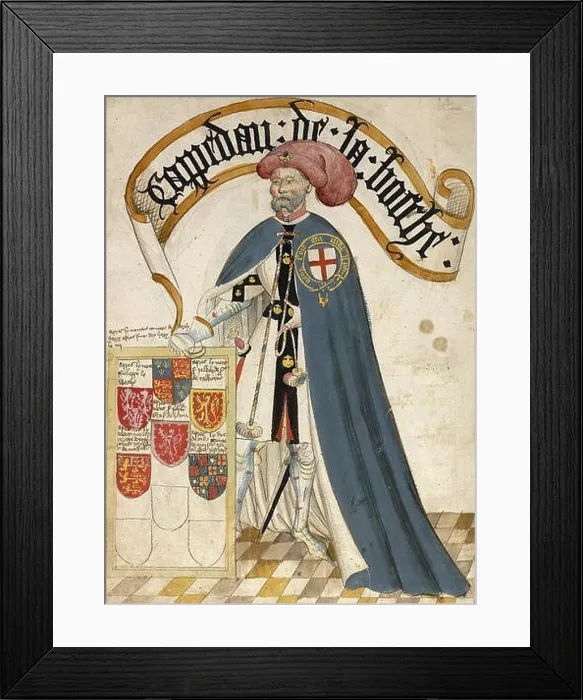 Framed Print : N / A. English: Jean de Grailly, Captal de Buch Framed Print : N / A. English: Jean de Grailly, Captal de Buch
