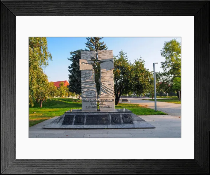 Framed Print : Monument to the Victims of UPA (Ukrainian Insurgent Army) in Wroclaw, poland Framed Print : Monument to the Victims of UPA (Ukrainian Insurgent Army) in Wroclaw, poland
