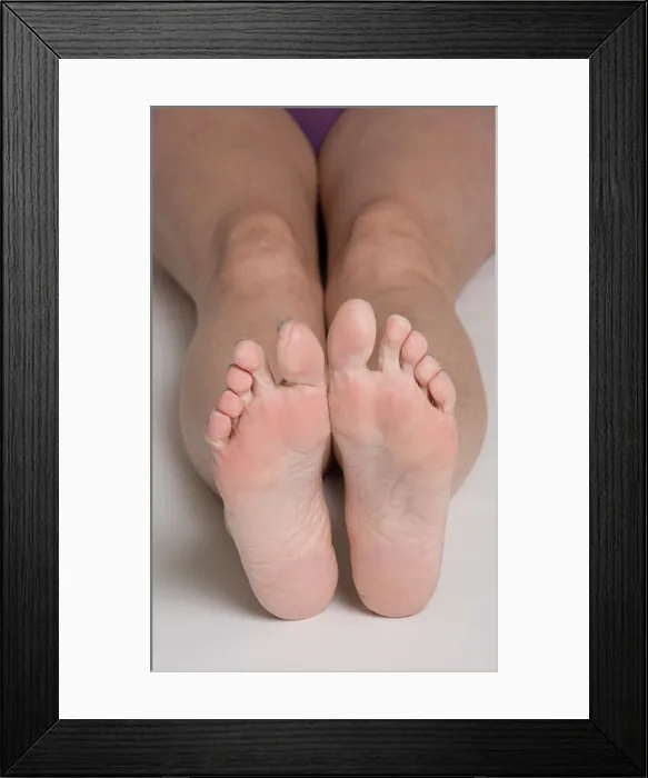 Framed Print : Soles of a womans feet Framed Print : Soles of a womans feet