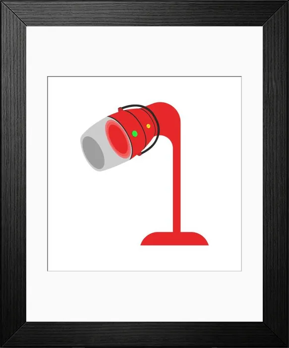 Framed Print : Hair steamer salon spa bowl icon vector illustration Framed Print : Hair steamer salon spa bowl icon vector illustration