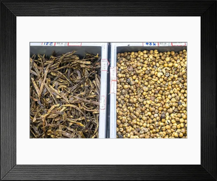 Framed Print : Sundakai Vathal, Kothavarangai Vathal or Cluster Bean Vathal Framed Print : Sundakai Vathal, Kothavarangai Vathal or Cluster Bean Vathal