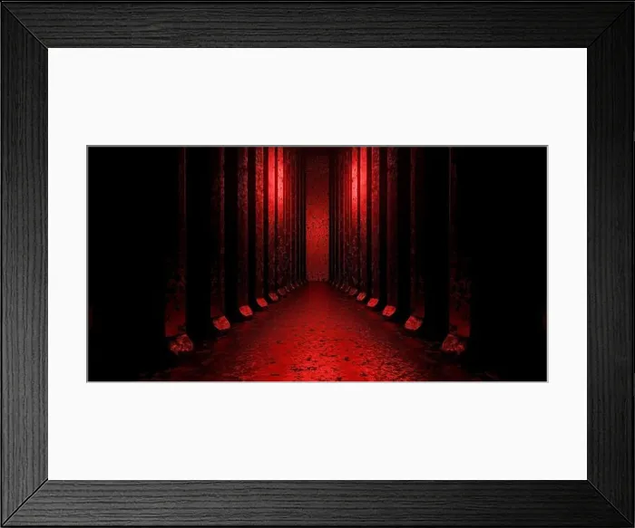 Framed Print : Futuristic Technology Showroom Studio Red Banner Background Wallpaper Alien Concept Framed Print : Futuristic Technology Showroom Studio Red Banner Background Wallpaper Alien Concept