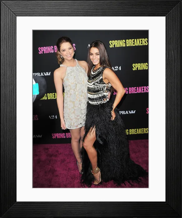 Framed Print : Ashley Benson, Vanessa Hudgens at The Spring Breakers Premiere at the Arclight Theatre in Los Angeles Framed Print : Ashley Benson, Vanessa Hudgens at The Spring Breakers Premiere at the Arclight Theatre in Los Angeles