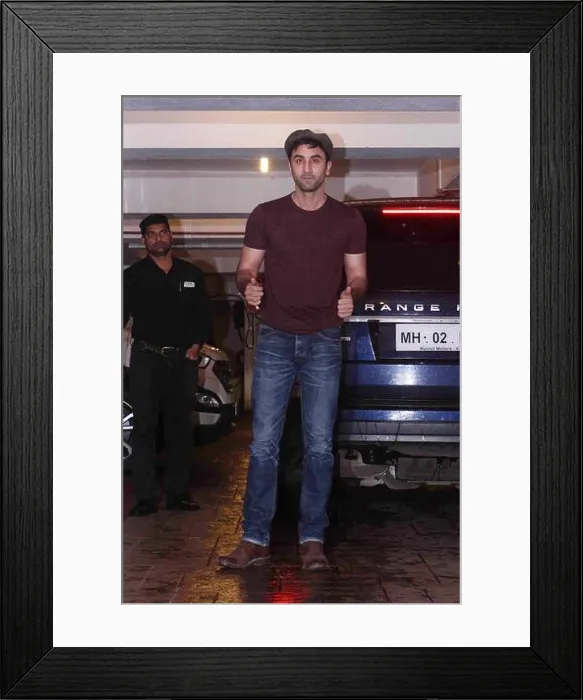 Framed Print : Bollywood actor Ranbir Kapoor during the birthday party of Kareena Kapoor in Mumbai, India on September 21, 2016 Framed Print : Bollywood actor Ranbir Kapoor during the birthday party of Kareena Kapoor in Mumbai, India on September 21, 2016