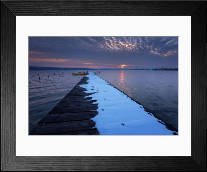 Framed Print : Seascape during sunset. Beautiful natural seascape Framed Print : Seascape during sunset. Beautiful natural seascape