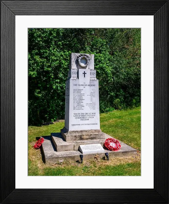 Framed Print : The village War Memorial, Tempsford, Bedfordshire, England, UK Framed Print : The village War Memorial, Tempsford, Bedfordshire, England, UK