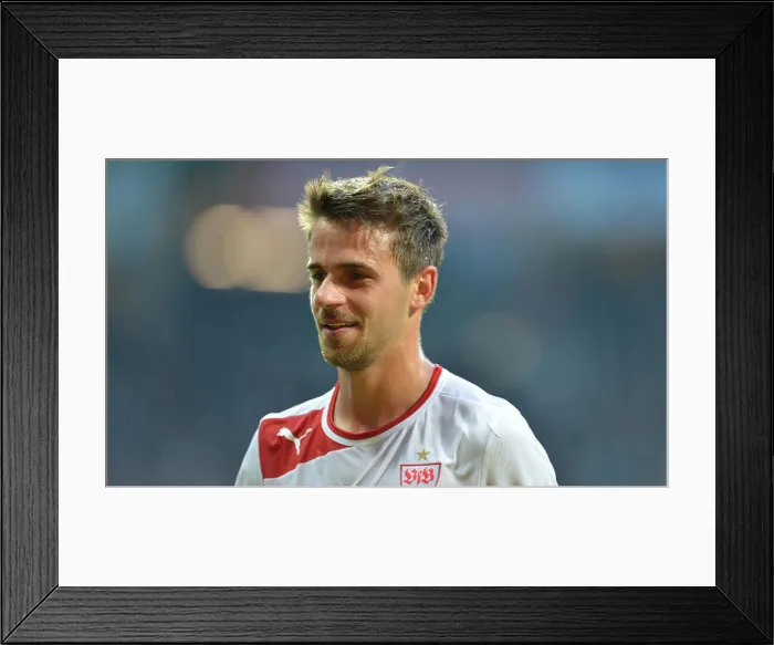 Framed Print : Stuttgart's Martin Harnik walks off the pitch after receiving a red card in the Bundesliga match Werder Bremen vs VfB Framed Print : Stuttgart's Martin Harnik walks off the pitch after receiving a red card in the Bundesliga match Werder Bremen vs VfB