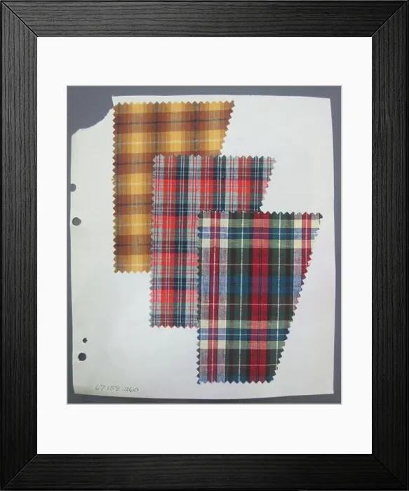Framed Print : Fabric Swatch Fab-Tex Inc.. 1963-1966. Cotton, sheet: 8 1 / 4 x 9 1 / 2 in. (21 x 24.1 cm). 1963-1966 Framed Print : Fabric Swatch Fab-Tex Inc.. 1963-1966. Cotton, sheet: 8 1 / 4 x 9 1 / 2 in. (21 x 24.1 cm). 1963-1966
