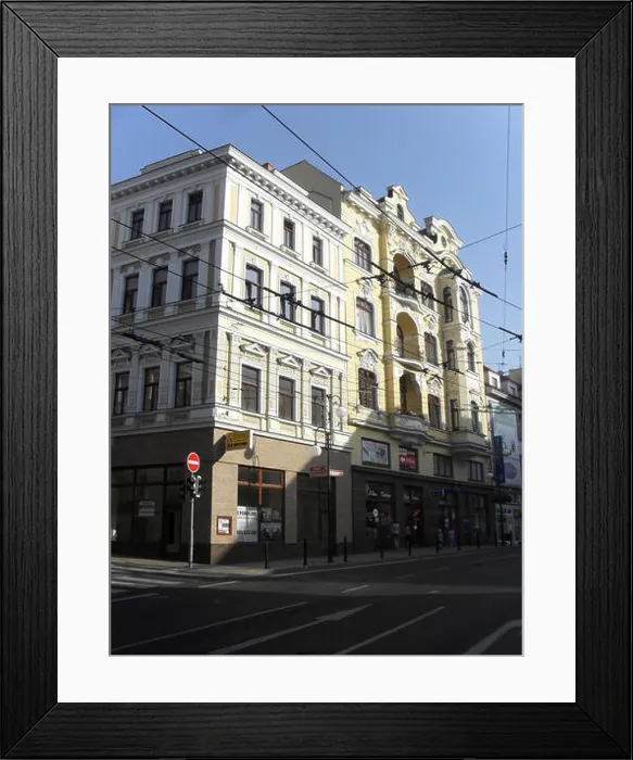 Framed Print : Masarykova třída in Teplice, Czech Republic Framed Print : Masarykova třída in Teplice, Czech Republic