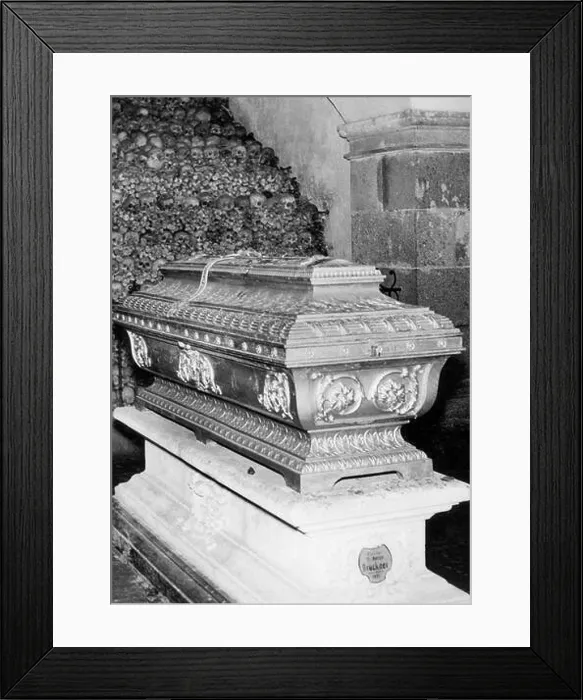 Framed Print : The sarcophagus of Anton Bruckner, 1940 Framed Print : The sarcophagus of Anton Bruckner, 1940