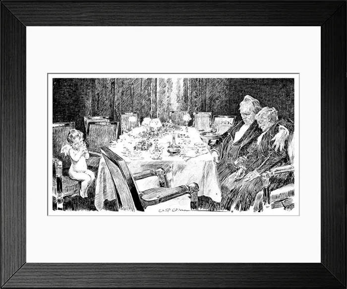 Framed Print : The Fiftieth Anniversary – the Last Guest Framed Print : The Fiftieth Anniversary – the Last Guest