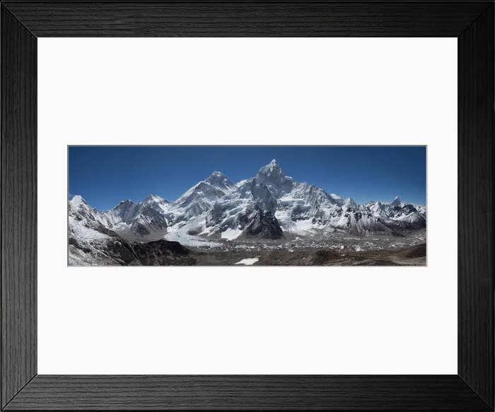 Framed Print : Everest Himalayan Range. View from Kala Pattar mountain Framed Print : Everest Himalayan Range. View from Kala Pattar mountain