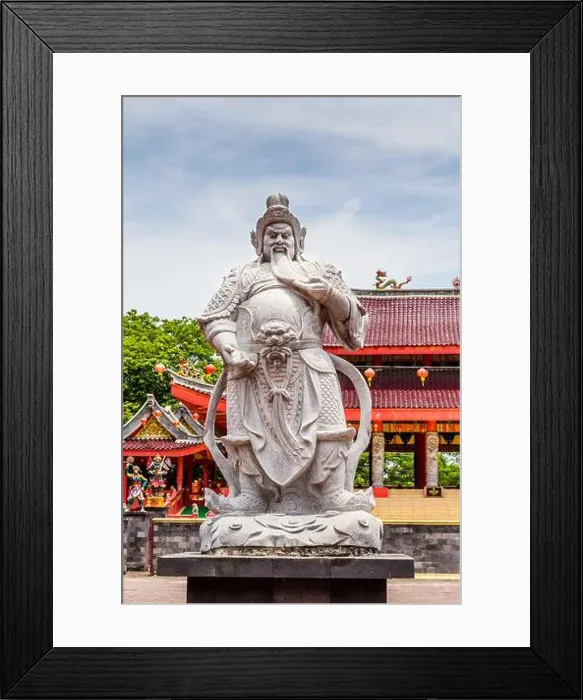 Framed Print : Chinese statue Sam Poo Kong temple Framed Print : Chinese statue Sam Poo Kong temple