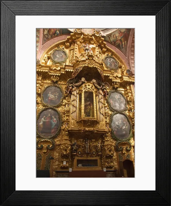 Framed Print : Elk187-5340v Mexico, Queretaro, Iglesia de Santa Rosa de Viterbo, interior Framed Print : Elk187-5340v Mexico, Queretaro, Iglesia de Santa Rosa de Viterbo, interior